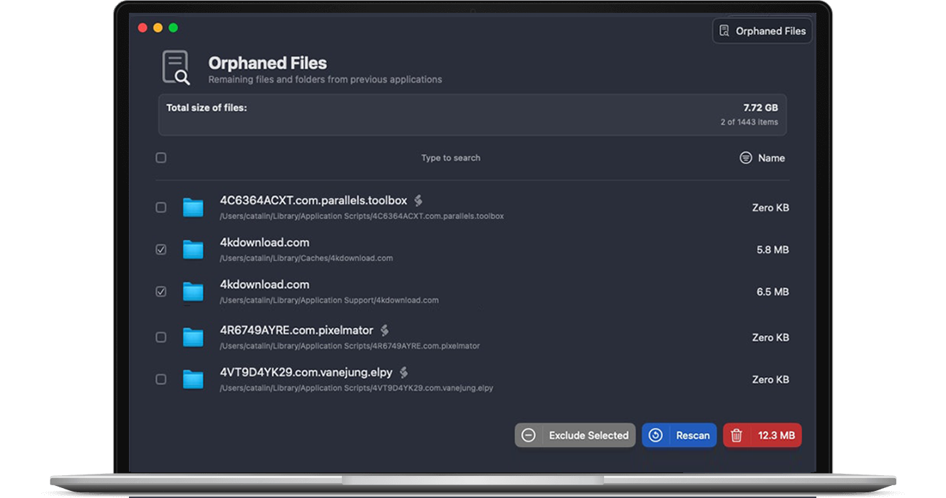 Macleaner app overview